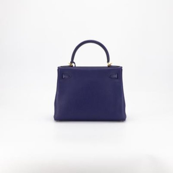 Hermes - Kelly 28 in Encru Blue.  BNIB - Picture 3 of 11